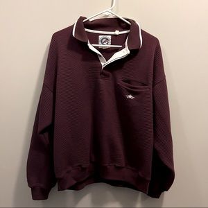 Vintage Purple Nautical Pullover